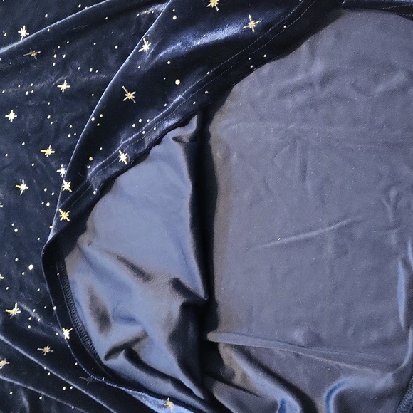 Allegra K Long Sleeve Velvet Dress - Picture 8 of 8